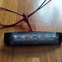 Диоден габарит с 6 LED диода - 24V -червен,жълт и бял, снимка 6 - Аксесоари и консумативи - 39674753