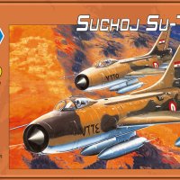Сглобяеми модели - самолет Сухой Су-7 БМК 1/72, снимка 1 - Колекции - 31132305