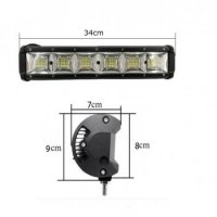 Универсален лед бар , светодиоден лед бар (LED light bar) 34см, снимка 2 - Аксесоари и консумативи - 29843001