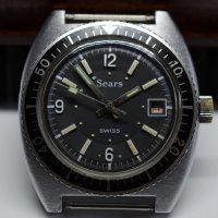 Sears vintage diver часовник, снимка 2 - Мъжки - 39997213