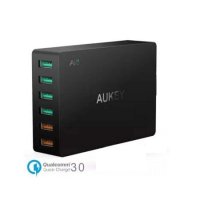 Зарядно Aukey  6 порта 60W, снимка 1 - Друга електроника - 37633669