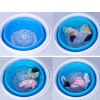 Усъвършенствана преносима пералня с ултразвукова турбина за бельо, кърпи и чорап, снимка 7 - Перални - 44699781