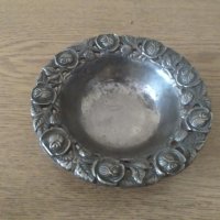 посребрена купа от месинг, снимка 1 - Антикварни и старинни предмети - 39105624