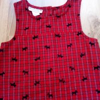 Червена Кокетна рокличка, снимка 5 - Детски рокли и поли - 30499483