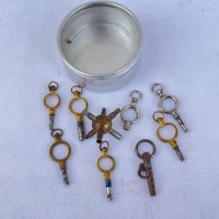 Голям ЛОТ ключета за джобни часовници. №1348, снимка 1 - Антикварни и старинни предмети - 34991528