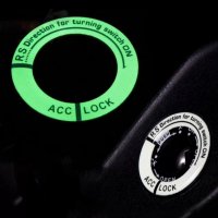 🚗 Светещ стикер за ключалката на колата-ярко, снимка 4 - Аксесоари и консумативи - 32141202