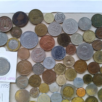 Лот стари монети от целия свят, снимка 2 - Нумизматика и бонистика - 36403885