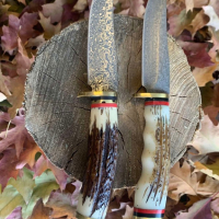 Ловни Ножове-2 броя+Подарък-Тактически колан, снимка 3 - Ножове - 42690053