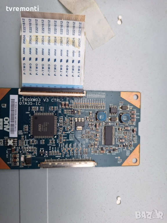 T-con T260XW03 V3 CTRL 07A35-1C за 26-инчов телевизор LG Модел 26LC41-ZA , с дисплей T260XW03 V3, снимка 1
