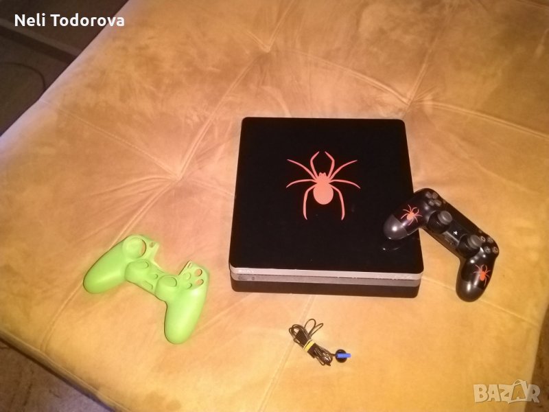 PS4 slim 1TB  с над 100 хитови игри , снимка 1
