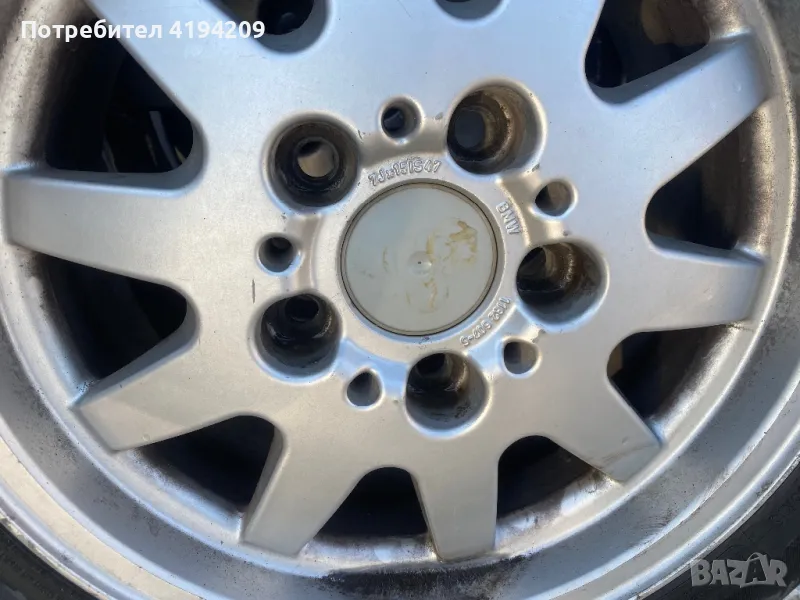 Джанти 15 ки с гуми е36 цена 200 лв , снимка 1