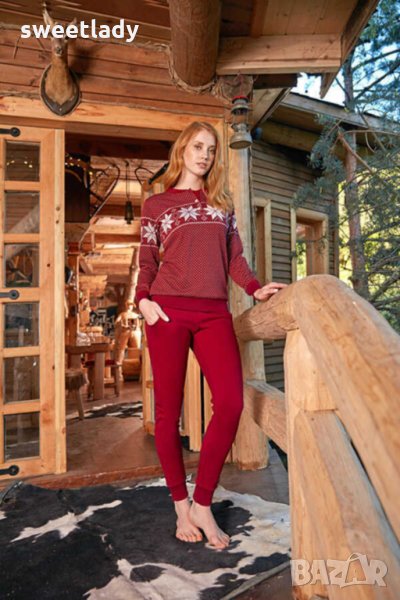 Дамска пижама Christmas, снимка 1