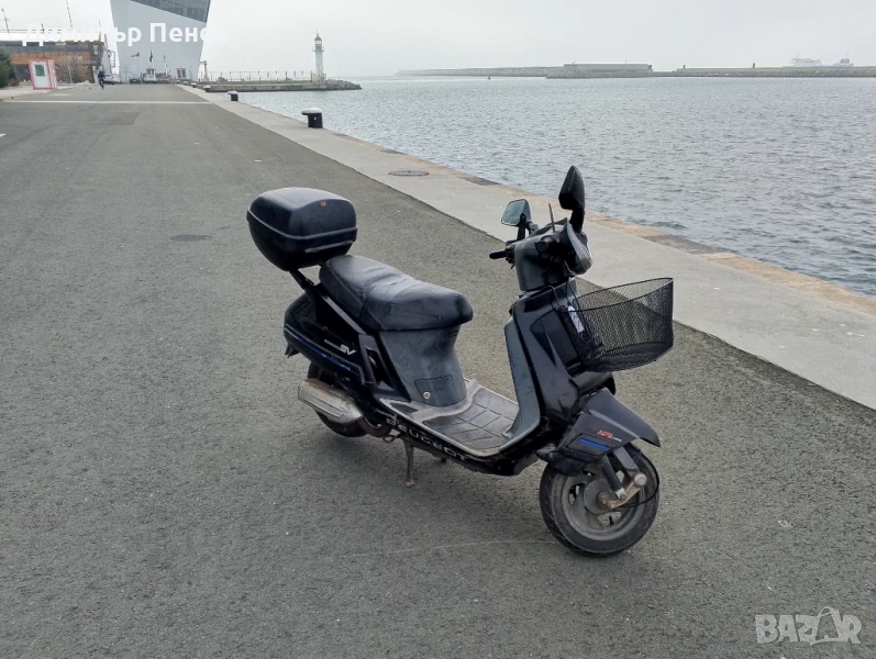 Мотопед Пежо скутер 50куб. С документи, снимка 1