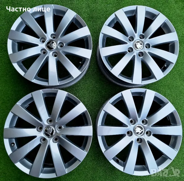 Продавам 4бр 17-ки джанти за Шкода Октавия, Супърб, Карок, Йети , снимка 1