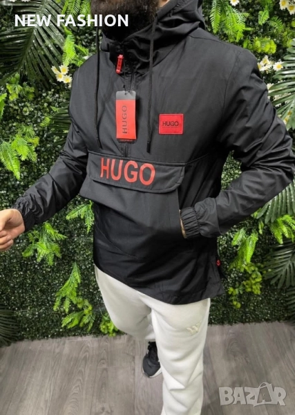 Мъжка Ветровка - лого Бродирано ✨ Hugo BOSS , снимка 1
