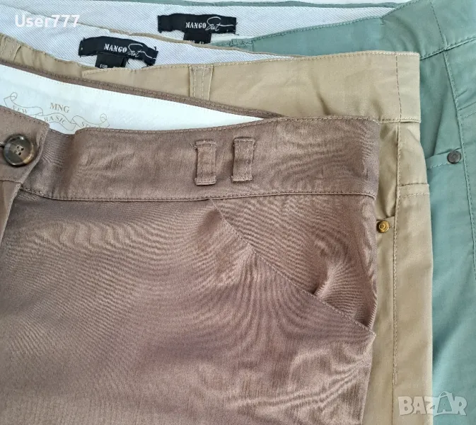 Панталони MANGO без забележки! С високо съдържание на памук, снимка 1