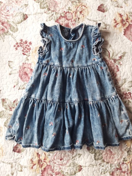 Детска дънкова рокля, снимка 1
