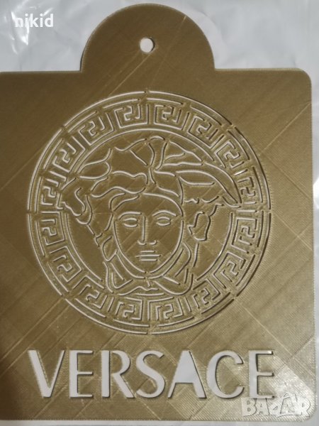 Версаче versace пластмасов шаблон лого за боя сладкарски и за стена декор украса, снимка 1
