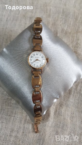 Позлатен дамски руски механичен часовник "Чайка", снимка 1