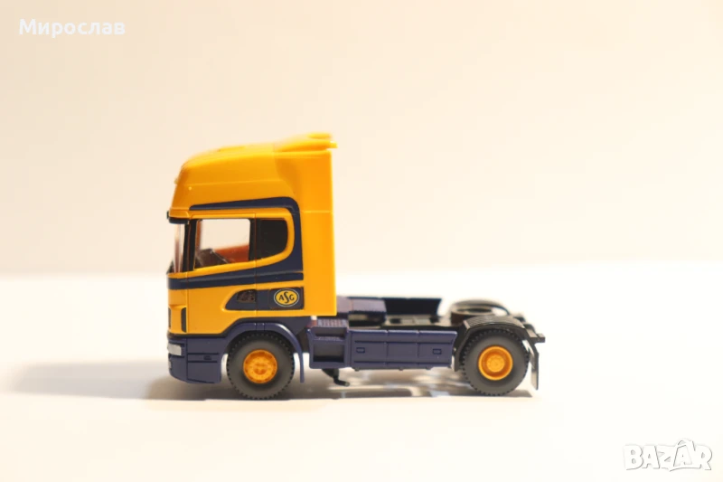 WIKING H0 1/87 SCANIA KАМИОН МОДЕЛ ТИР, снимка 1