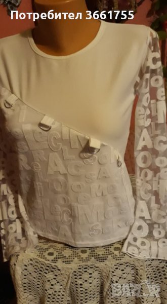 Дамска бяла Блузка, снимка 1