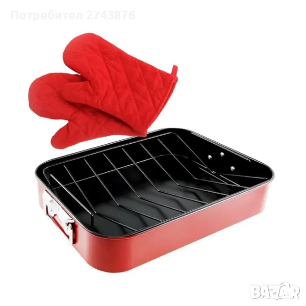 ТАВА с дръжки и решетка ЕК-ROASTER, снимка 1