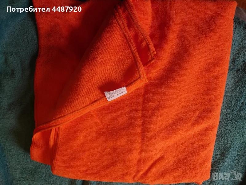 Оранжева плажна хавлия , снимка 1