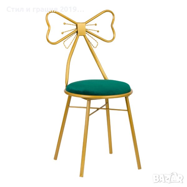 Стол за маса за маникюр Velvet DT2 - зелен, снимка 1