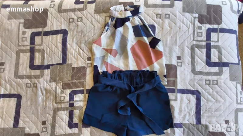 Комплект потник и къси панталони 122-128, снимка 1