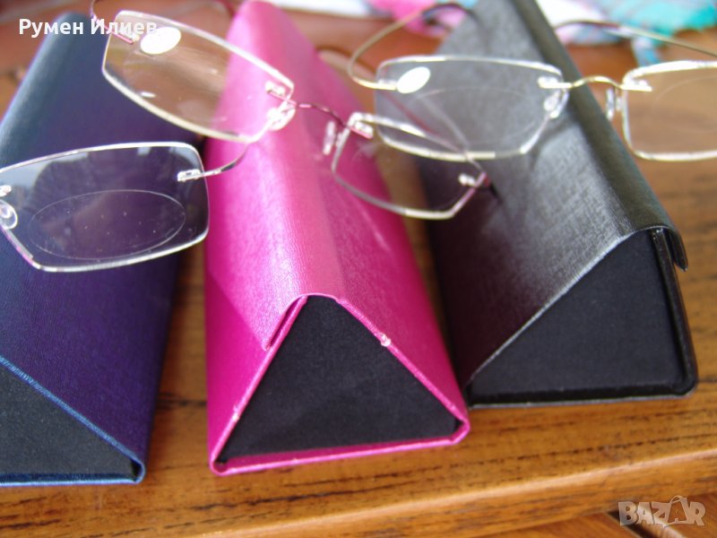 Диоптрични очила стил Silhouette за четене ТИТАНИЕВИ рамки луксозни с кутия, снимка 1