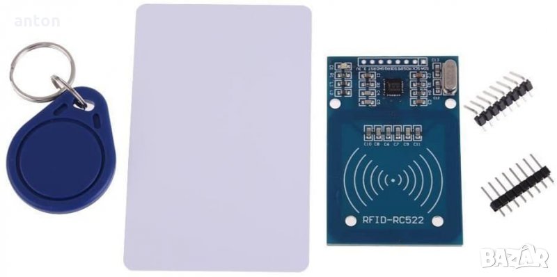 13.56MHz MIFARE RFID access card reader SPI I2C TTL RS232 board PCB платка на четец карти, снимка 1