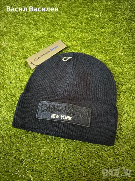 Мъжка зимна шапка Calvin Klein, снимка 1