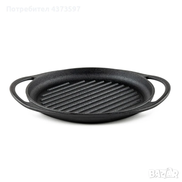 Грил плоча Luigi Ferrero Tika FR-3226CI 32x25.5x2.5cm, чугун, снимка 1
