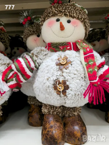 коледен снежен човек снежко, снимка 1