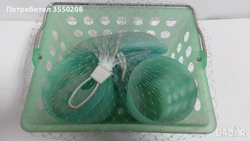 Комплект кошничка с принадлежности за баня, снимка 1