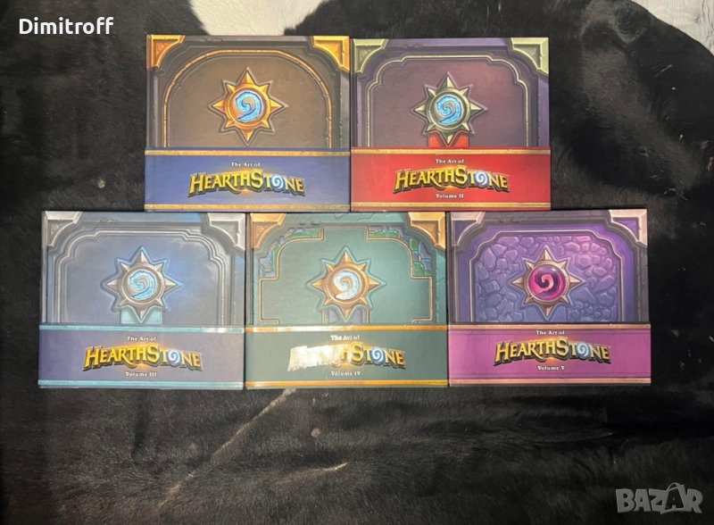 The Art of Hearthstone Volume 1-5 Artbooks, снимка 1