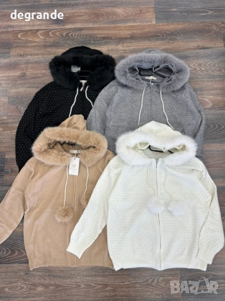 Нов модел Кашмирени жилетки с пух, снимка 1