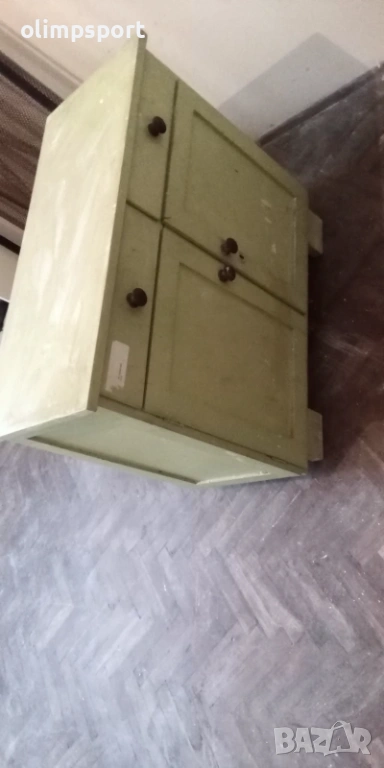 старинен шкав дърво масив  90х73х40см  , снимка 1