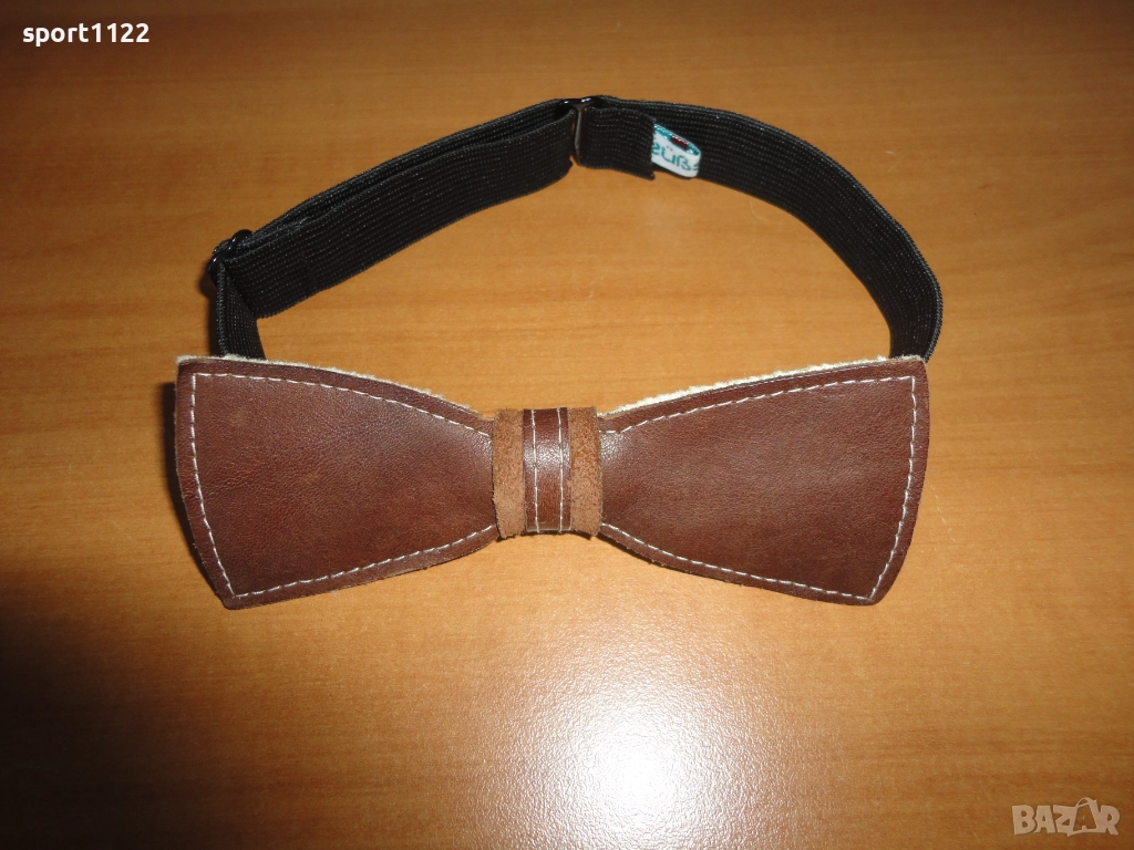 Естествена кожа/нова папийонка, снимка 1