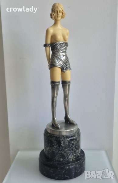 Преди представлението пластика в стил АРТ ДЕКО Argentor Wien, снимка 1