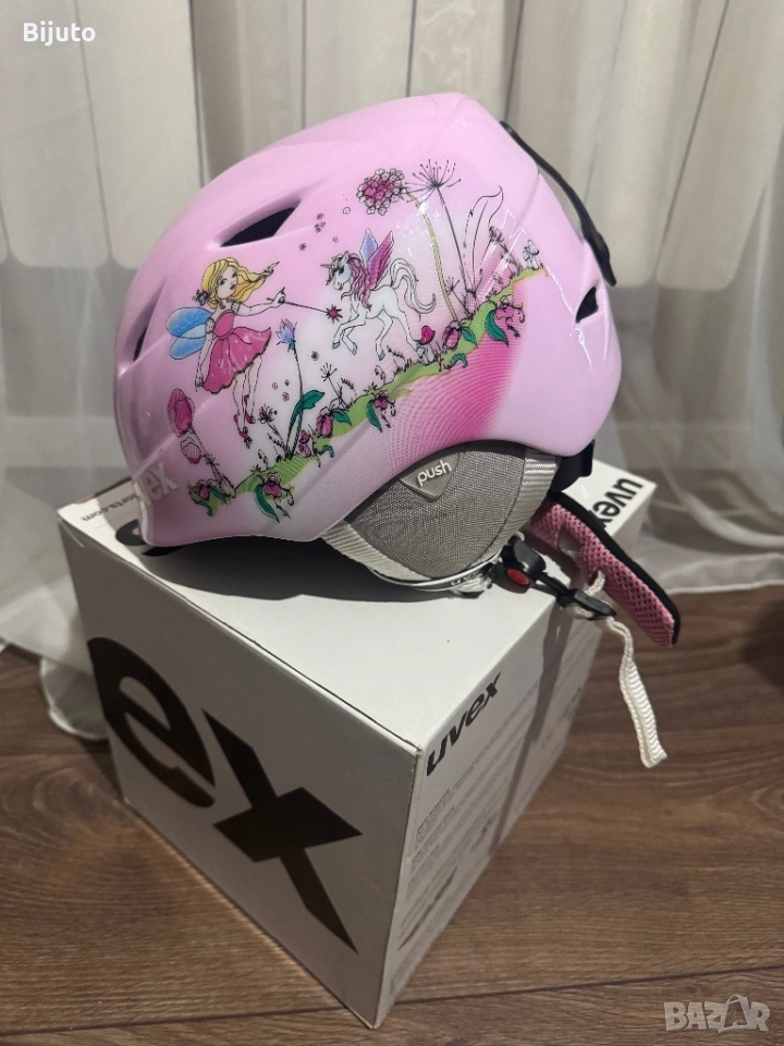 Каска  Детска много красива UVEX, снимка 1