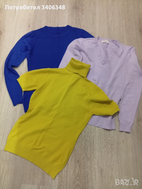 3 блузки S/M по 12 лева., снимка 1