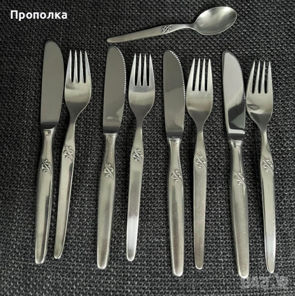 Прибори A&H Solingen вилици и ножове за хранене  9бр., снимка 1