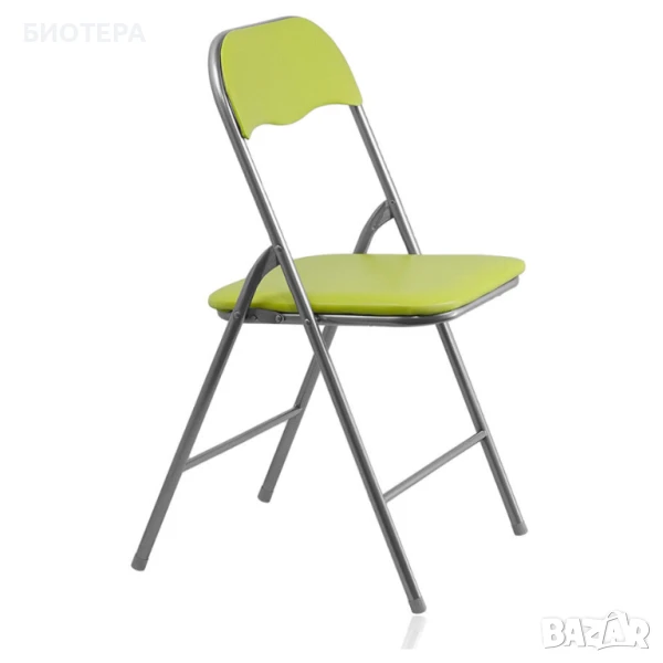 Сгъваем стол PARIS 44Х45Х78 CМ. Зелен, снимка 1