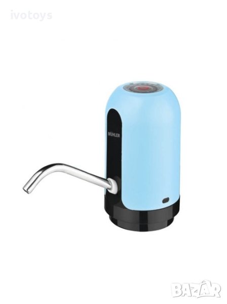  Електрическа помпа за вода Muhler WP-055, Aкум. батерия, Черен/Син , снимка 1