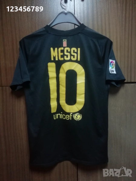 Barcelona Lionel Messi 2011/2012 оригинална тениска фланелка Меси Барселона екип черен , снимка 1