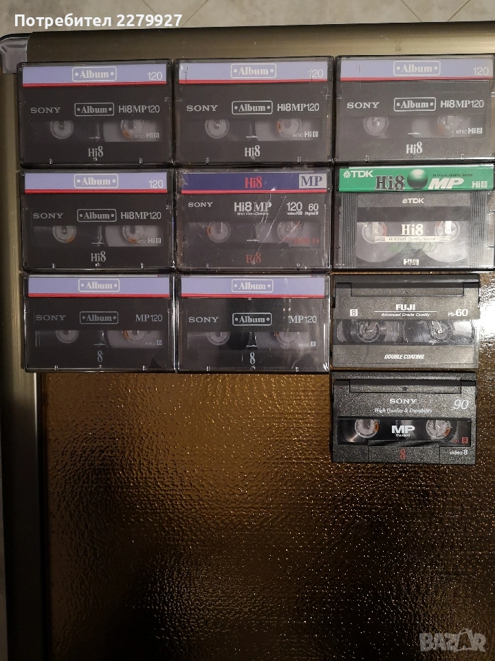 SONY Hi8 MP120 видео касети , снимка 1