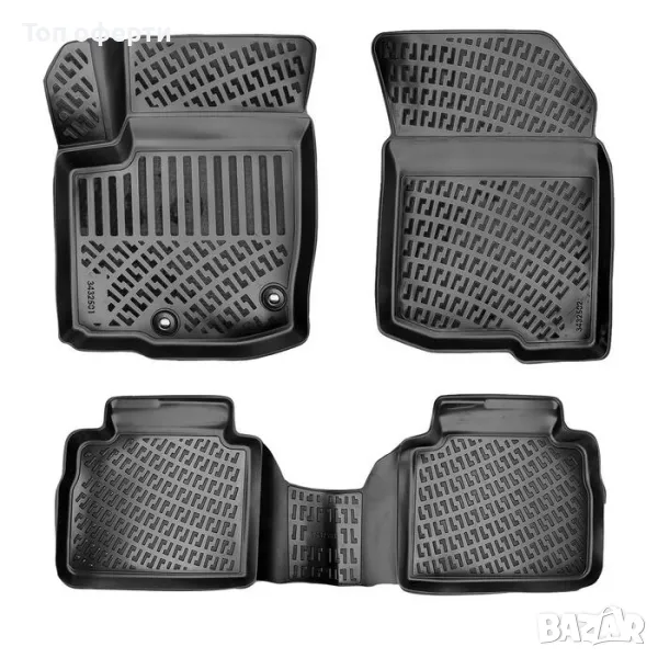 Гумени стелки RizLine съвместими с Suzuki SX4 S-Cross 2013+, снимка 1