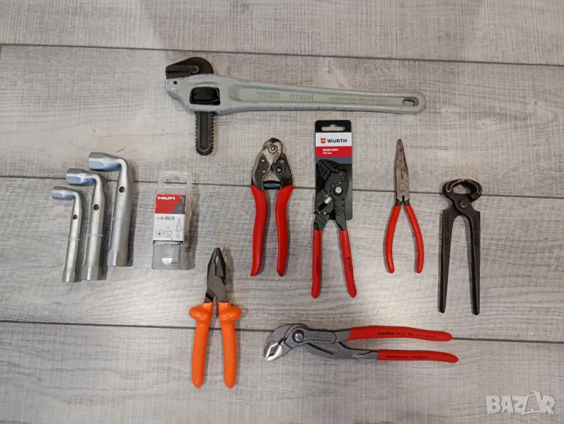 Facom, Knipex, Wurth, Virax, Felco лот от инструменти.  , снимка 1