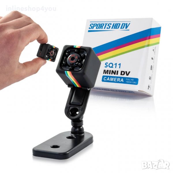 Мини камера/Шпионска скрита камера SQ11 Mini Full HD camera 1080p, снимка 1